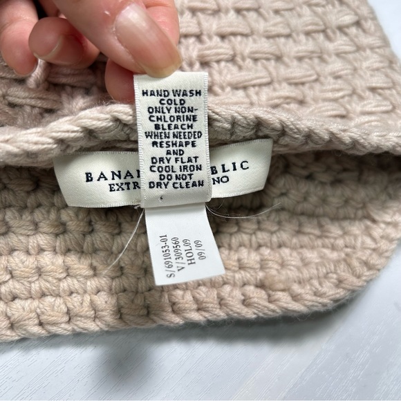 Banana Republic Merino Fine Wool Womens Tan Hat One Size - Picture 5 of 11